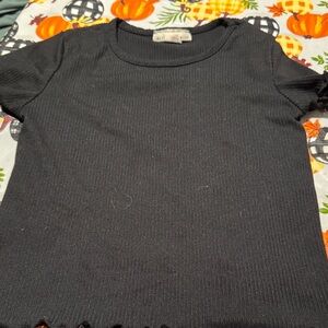 Classic Black Kids Short Sleeve Tee